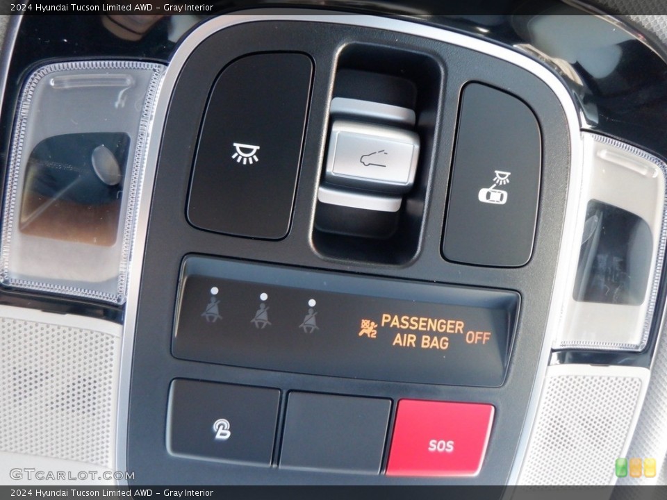 Gray Interior Controls for the 2024 Hyundai Tucson Limited AWD #146672837