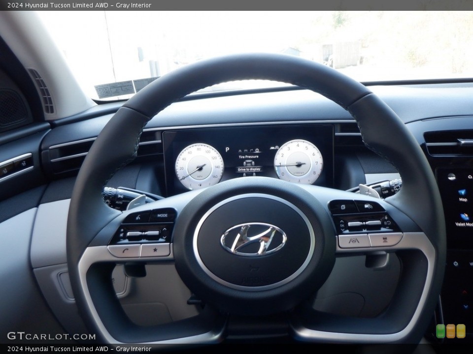 Gray Interior Steering Wheel for the 2024 Hyundai Tucson Limited AWD #146672912