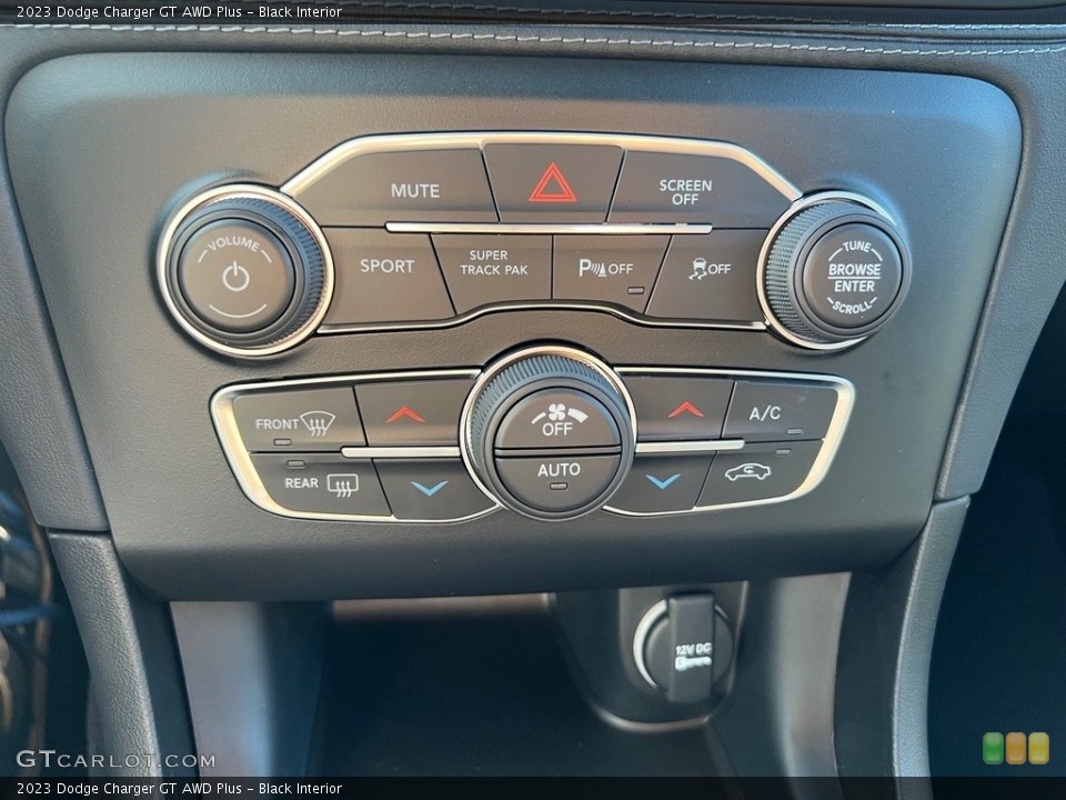 Black Interior Controls for the 2023 Dodge Charger GT AWD Plus #146673299