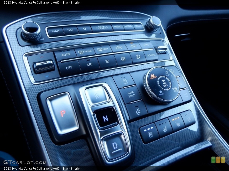 Black Interior Controls for the 2023 Hyundai Santa Fe Calligraphy AWD #146673482
