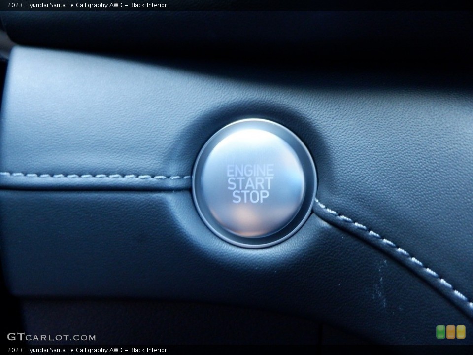 Black Interior Controls for the 2023 Hyundai Santa Fe Calligraphy AWD #146673539