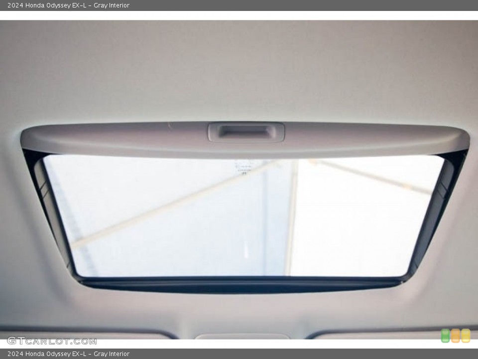 Gray Interior Sunroof for the 2024 Honda Odyssey EX-L #146673992