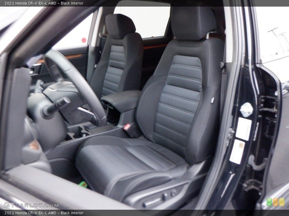 Black Interior Front Seat for the 2021 Honda CR-V EX-L AWD #146674232