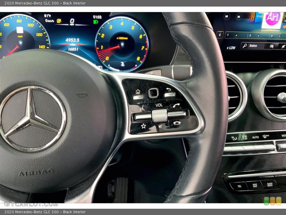Black Interior Steering Wheel for the 2020 Mercedes-Benz GLC 300 #146674835