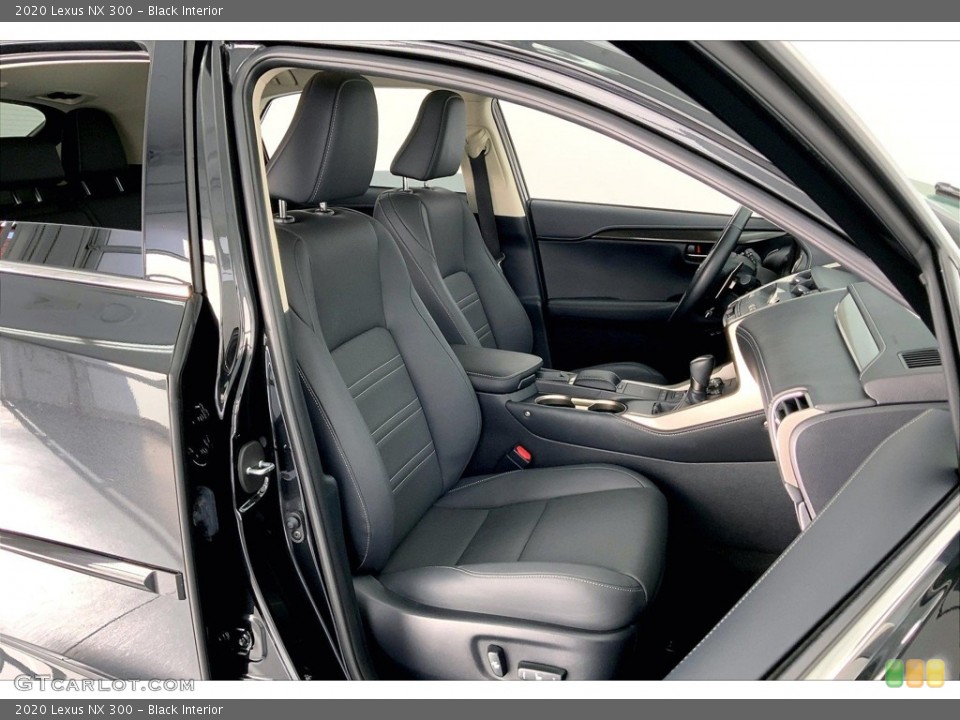 Black Interior Front Seat for the 2020 Lexus NX 300 #146674940