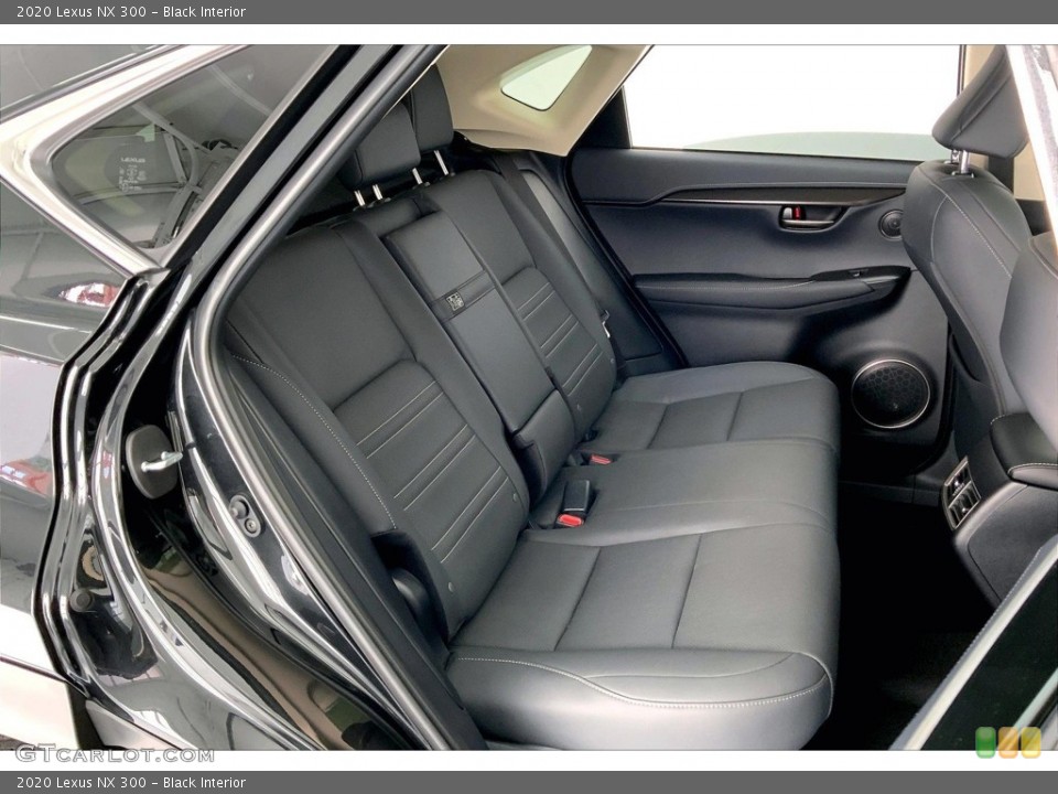 Black Interior Rear Seat for the 2020 Lexus NX 300 #146675018