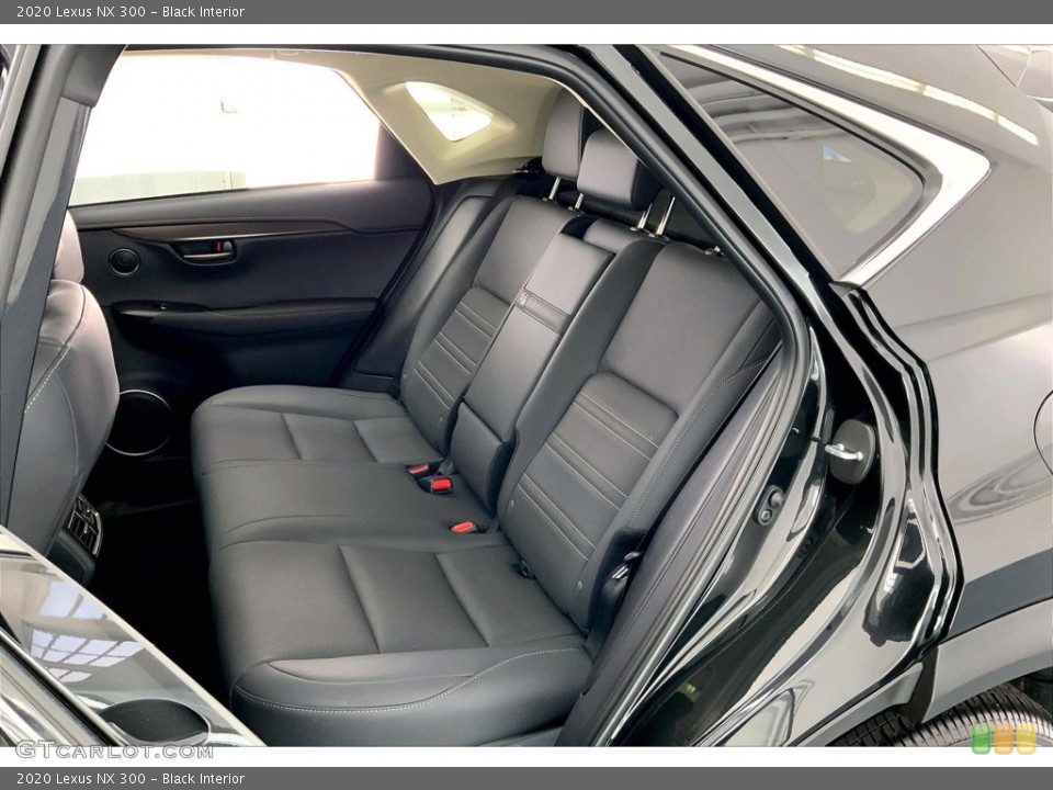 Black Interior Rear Seat for the 2020 Lexus NX 300 #146675024