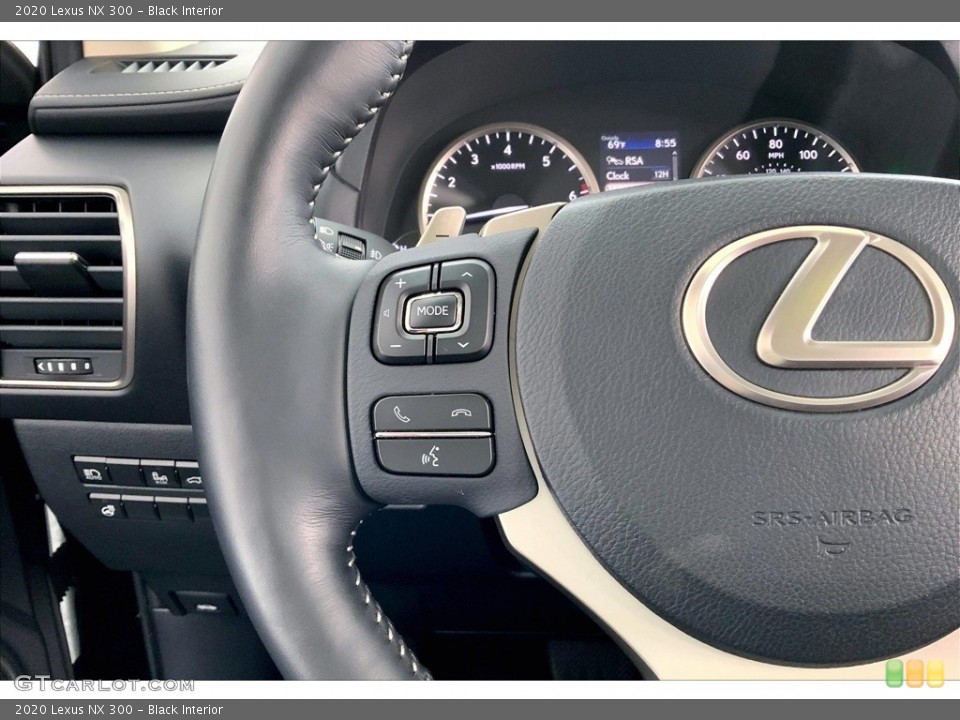 Black Interior Steering Wheel for the 2020 Lexus NX 300 #146675030