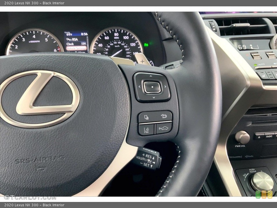 Black Interior Steering Wheel for the 2020 Lexus NX 300 #146675036