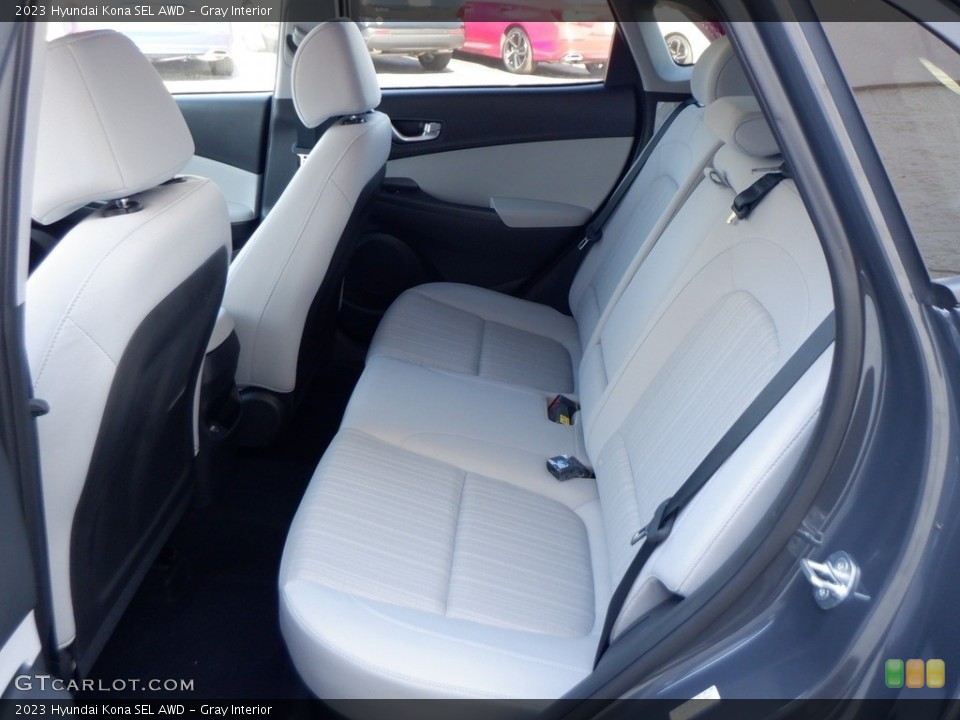 Gray Interior Rear Seat for the 2023 Hyundai Kona SEL AWD #146675213