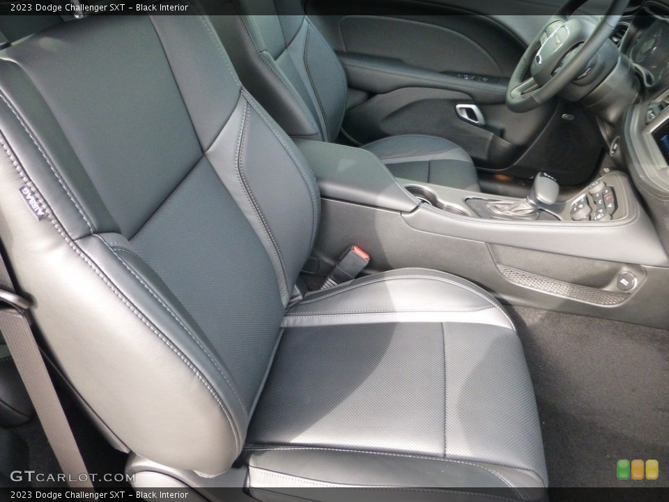 Black Interior Front Seat for the 2023 Dodge Challenger SXT #146675746