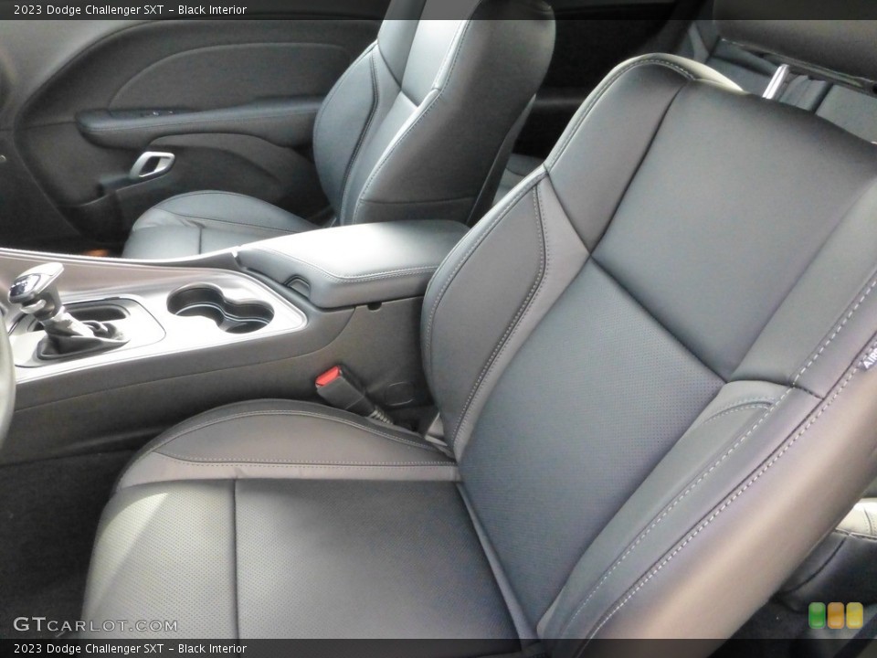 Black Interior Front Seat for the 2023 Dodge Challenger SXT #146675787
