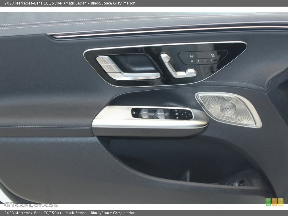 Black/Space Gray Interior Door Panel for the 2023 Mercedes-Benz EQE 500+ 4Matic Sedan #146675898