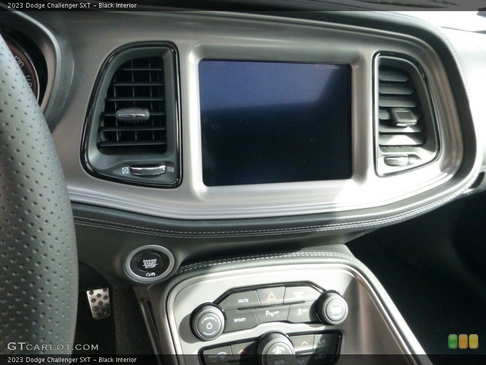 Black Interior Controls for the 2023 Dodge Challenger SXT #146675925