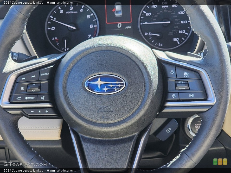 Warm Ivory Interior Steering Wheel for the 2024 Subaru Legacy Limited #146676186