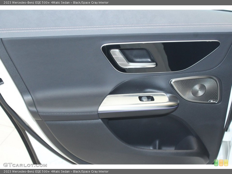 Black/Space Gray Interior Door Panel for the 2023 Mercedes-Benz EQE 500+ 4Matic Sedan #146676282