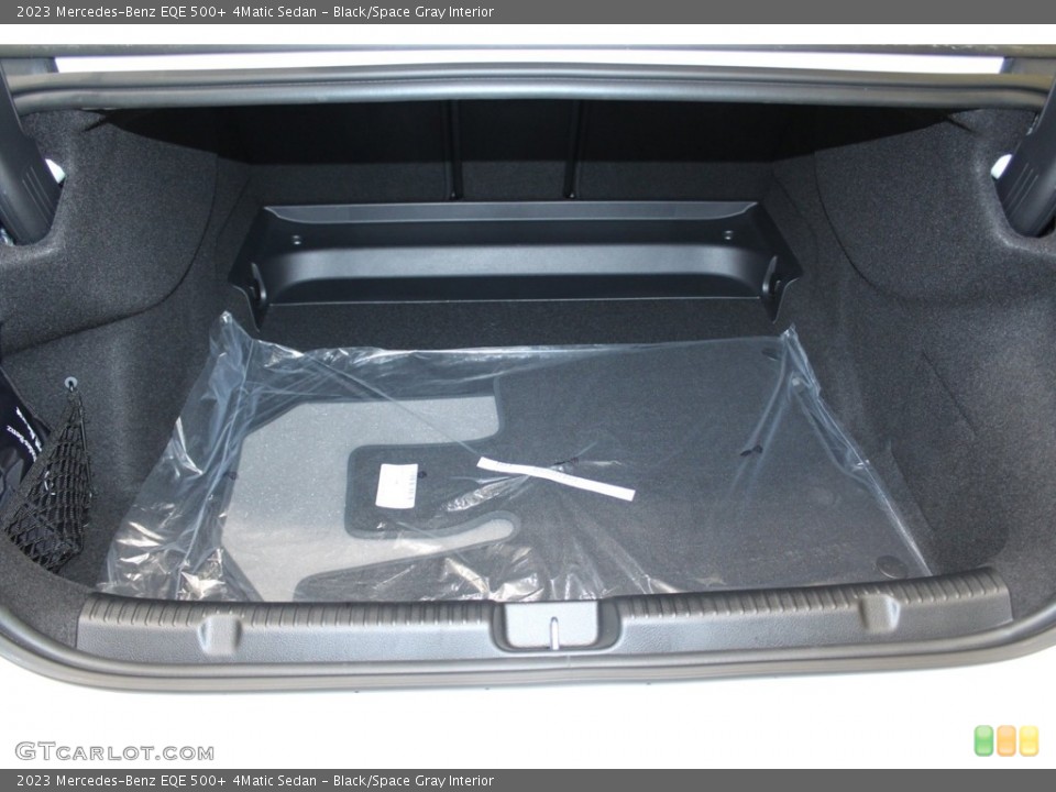 Black/Space Gray Interior Trunk for the 2023 Mercedes-Benz EQE 500+ 4Matic Sedan #146676333