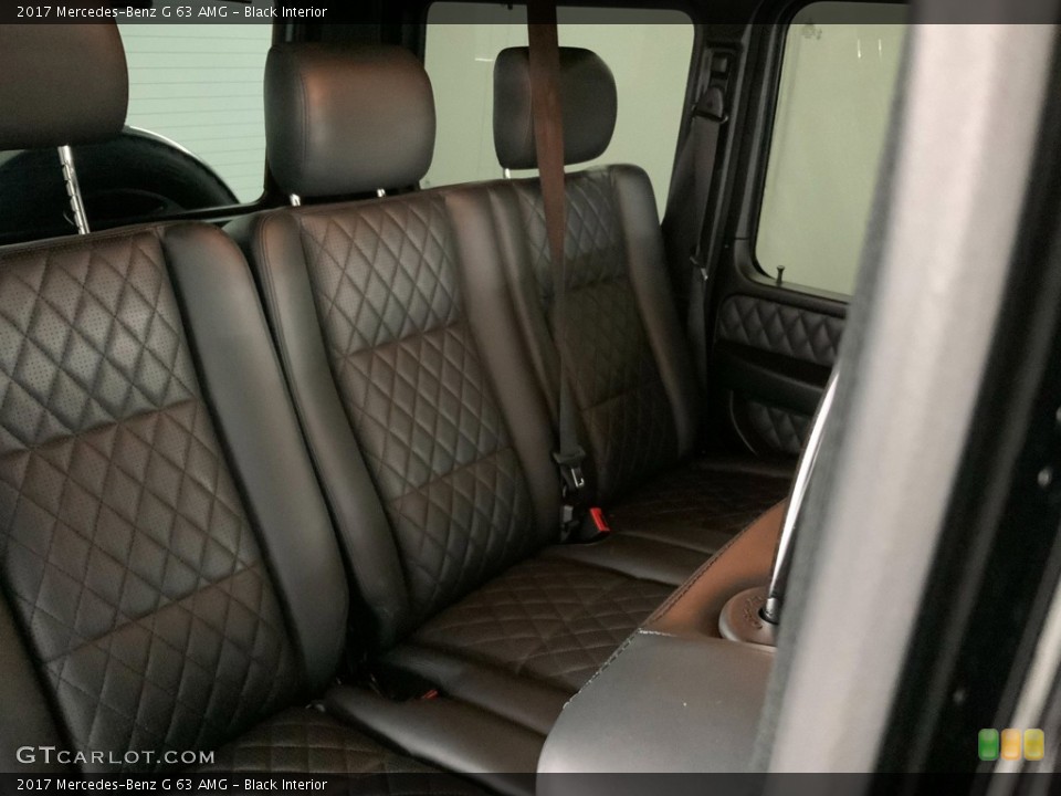 Black Interior Rear Seat for the 2017 Mercedes-Benz G 63 AMG #146676405
