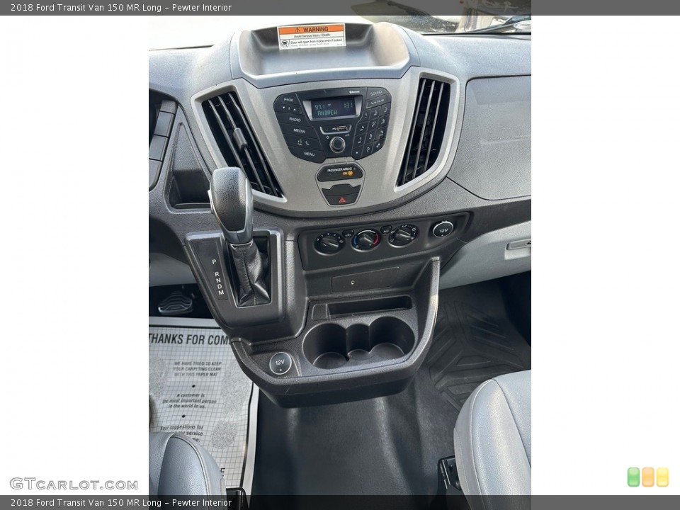 Pewter Interior Controls for the 2018 Ford Transit Van 150 MR Long #146676441