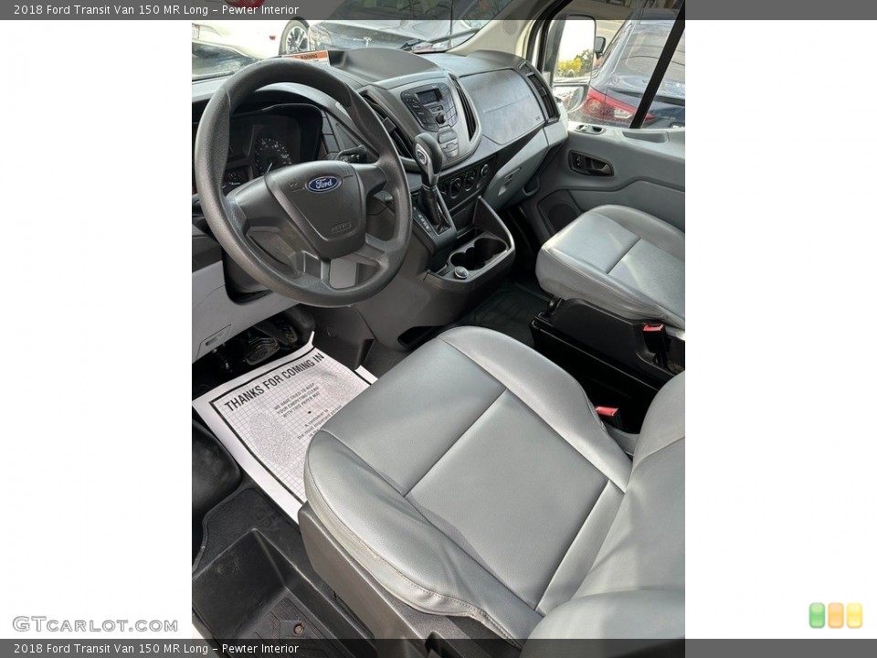 Pewter Interior Photo for the 2018 Ford Transit Van 150 MR Long #146676462