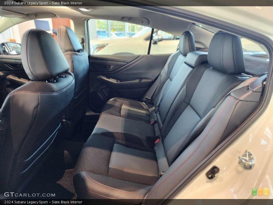 Slate Black Interior Rear Seat for the 2024 Subaru Legacy Sport #146676627