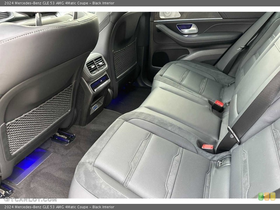 Black Interior Rear Seat for the 2024 Mercedes-Benz GLE 53 AMG 4Matic Coupe #146676713