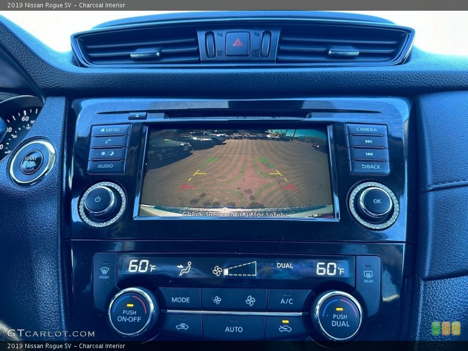 Charcoal Interior Controls for the 2019 Nissan Rogue SV #146676732