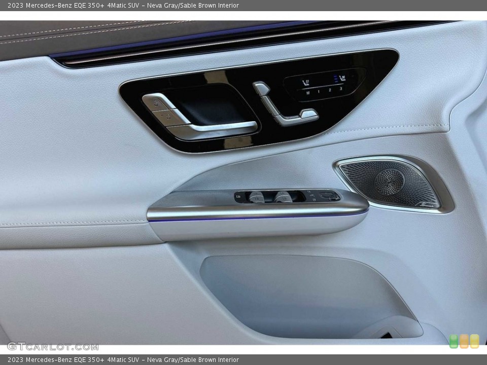 Neva Gray/Sable Brown Interior Door Panel for the 2023 Mercedes-Benz EQE 350+ 4Matic SUV #146676759