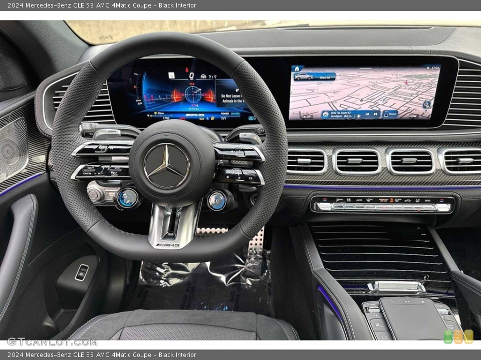 Black Interior Dashboard for the 2024 Mercedes-Benz GLE 53 AMG 4Matic Coupe #146676771