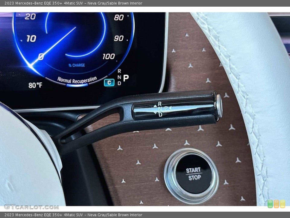 Neva Gray/Sable Brown Interior Transmission for the 2023 Mercedes-Benz EQE 350+ 4Matic SUV #146676996