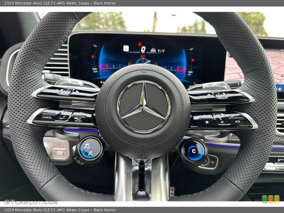 Black Interior Steering Wheel for the 2024 Mercedes-Benz GLE 53 AMG 4Matic Coupe #146677005