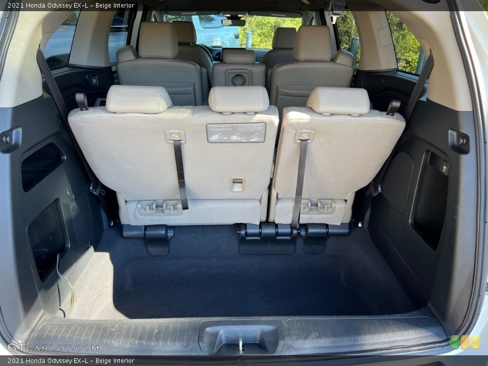 Beige Interior Trunk for the 2021 Honda Odyssey EX-L #146677323