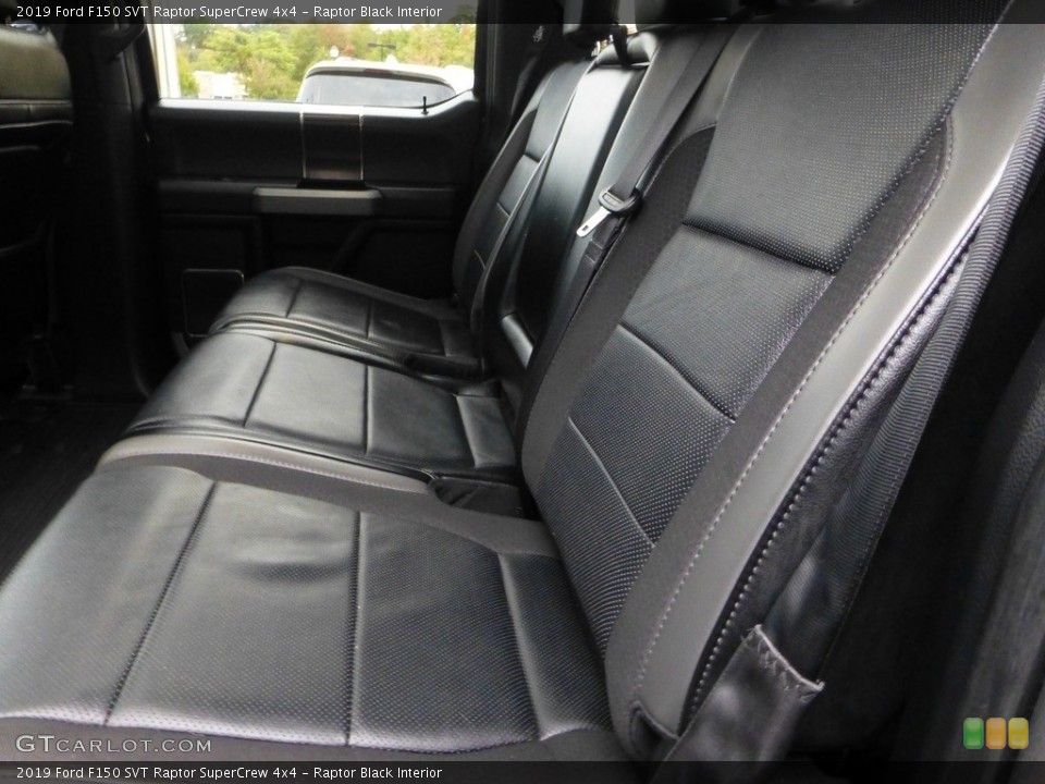 Raptor Black Interior Rear Seat for the 2019 Ford F150 SVT Raptor SuperCrew 4x4 #146677326