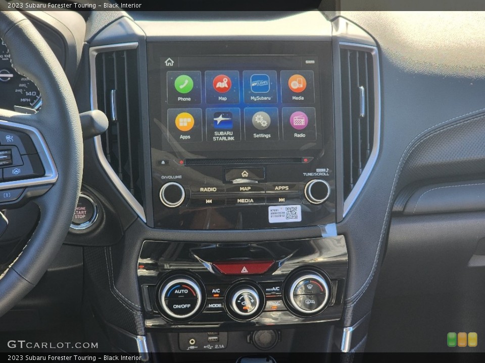 Black Interior Controls for the 2023 Subaru Forester Touring #146677392