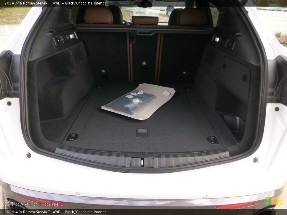 Black/Chocolate Interior Trunk for the 2024 Alfa Romeo Stelvio Ti AWD #146677491