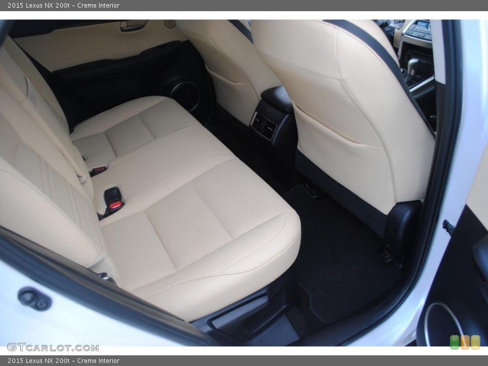 Creme Interior Rear Seat for the 2015 Lexus NX 200t #146678667