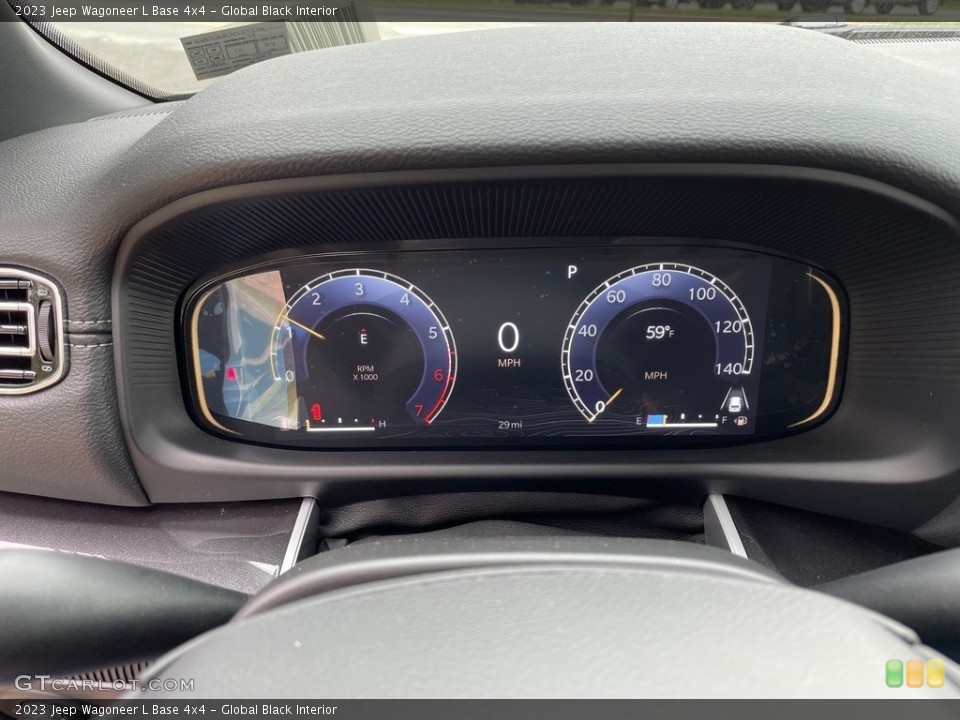 Global Black Interior Gauges for the 2023 Jeep Wagoneer L Base 4x4 #146678736
