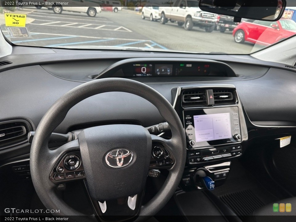 Black Interior Dashboard for the 2022 Toyota Prius L #146679210