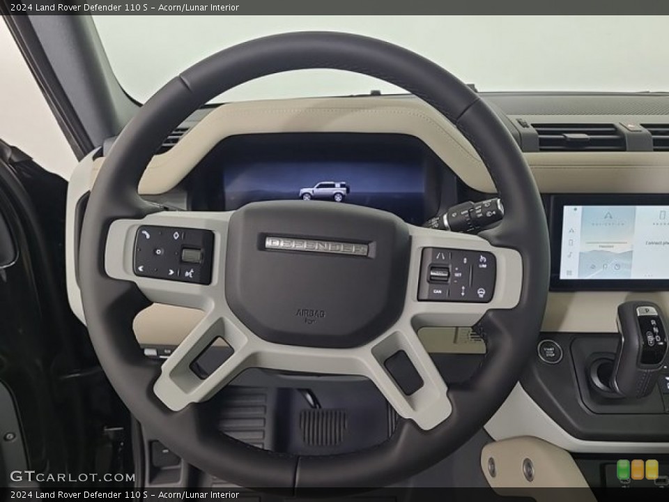 Acorn/Lunar Interior Steering Wheel for the 2024 Land Rover Defender 110 S #146679613