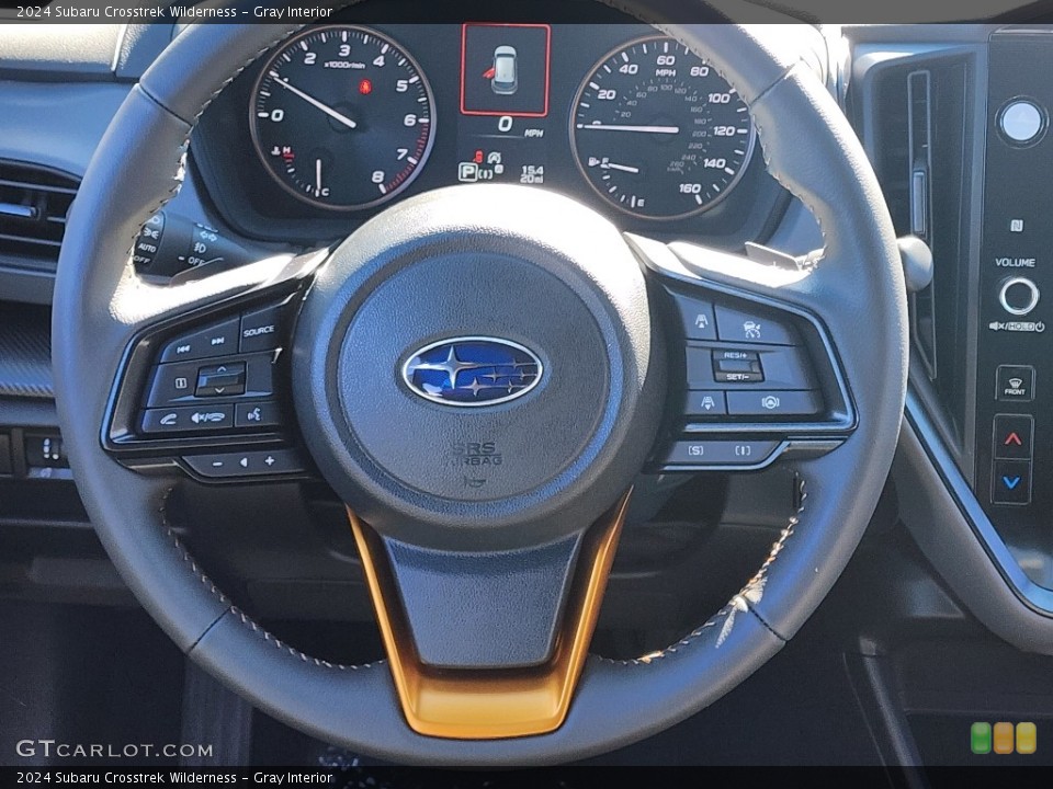 Gray Interior Steering Wheel for the 2024 Subaru Crosstrek Wilderness #146679721