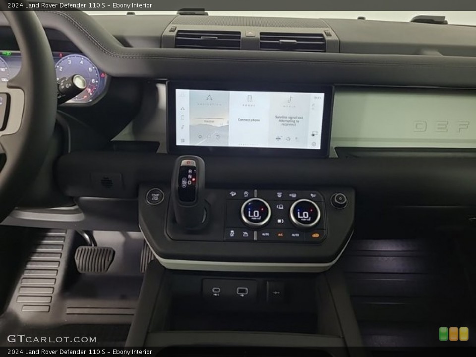 Ebony Interior Controls for the 2024 Land Rover Defender 110 S #146679757