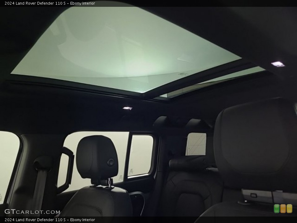 Ebony Interior Sunroof for the 2024 Land Rover Defender 110 S #146679772