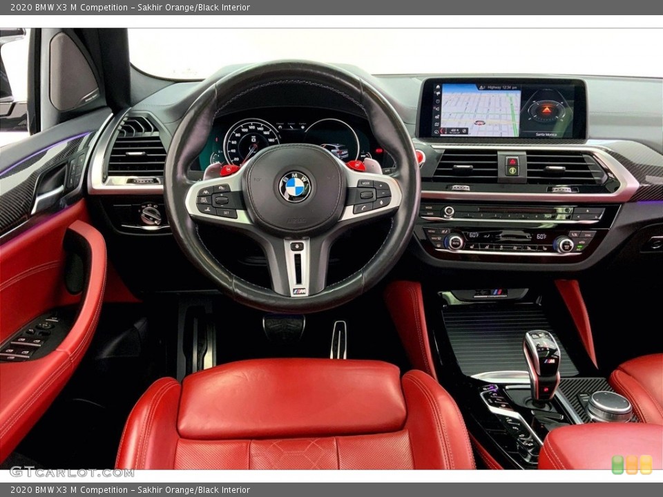 Sakhir Orange/Black Interior Dashboard for the 2020 BMW X3 M Competition #146680135