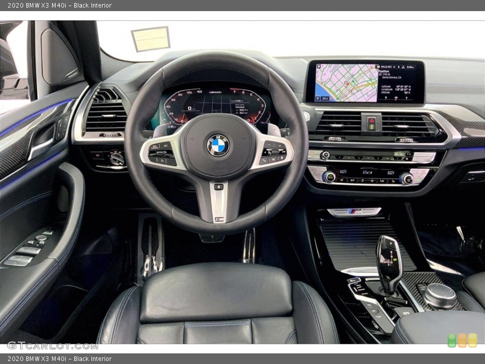 Black Interior Dashboard for the 2020 BMW X3 M40i #146680146