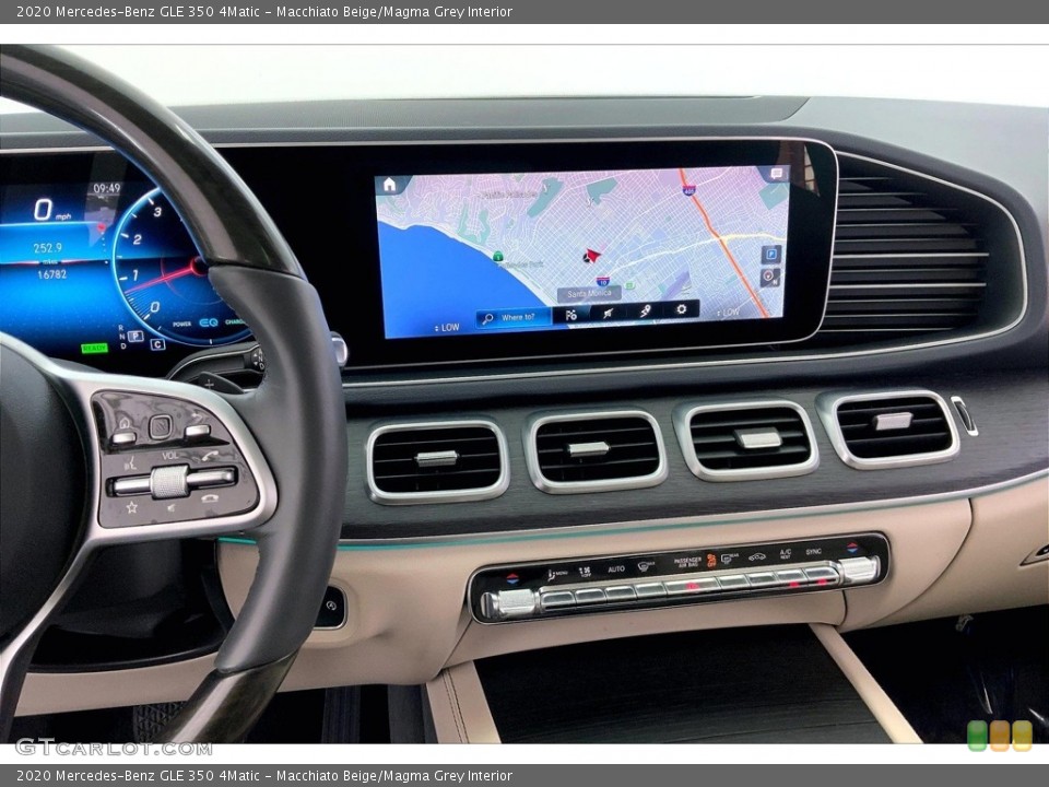 Macchiato Beige/Magma Grey Interior Controls for the 2020 Mercedes-Benz GLE 350 4Matic #146680149