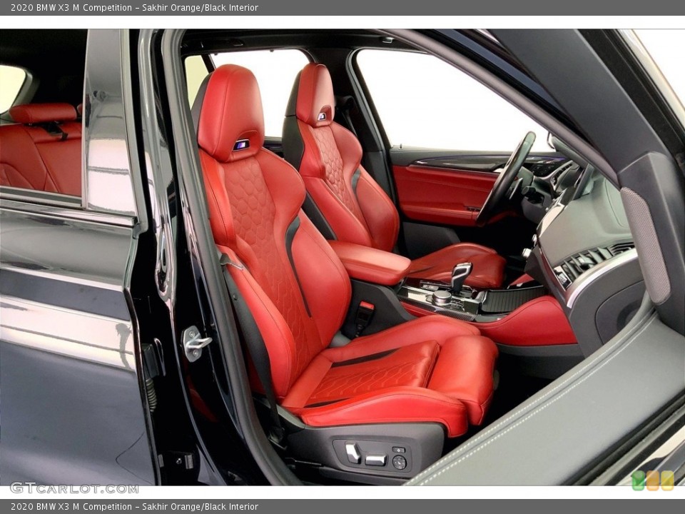 Sakhir Orange/Black Interior Photo for the 2020 BMW X3 M Competition #146680170