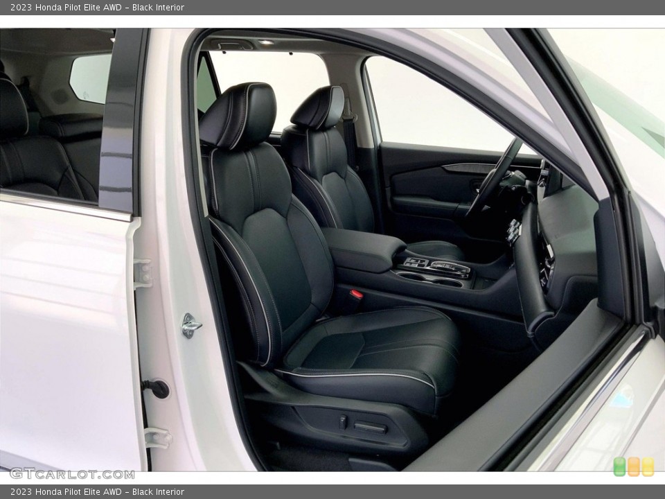 Black Interior Front Seat for the 2023 Honda Pilot Elite AWD #146680173