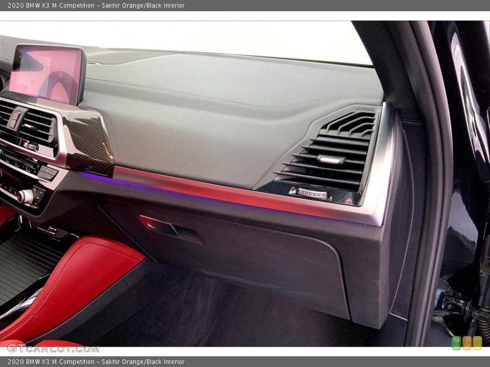 Sakhir Orange/Black Interior Dashboard for the 2020 BMW X3 M Competition #146680323