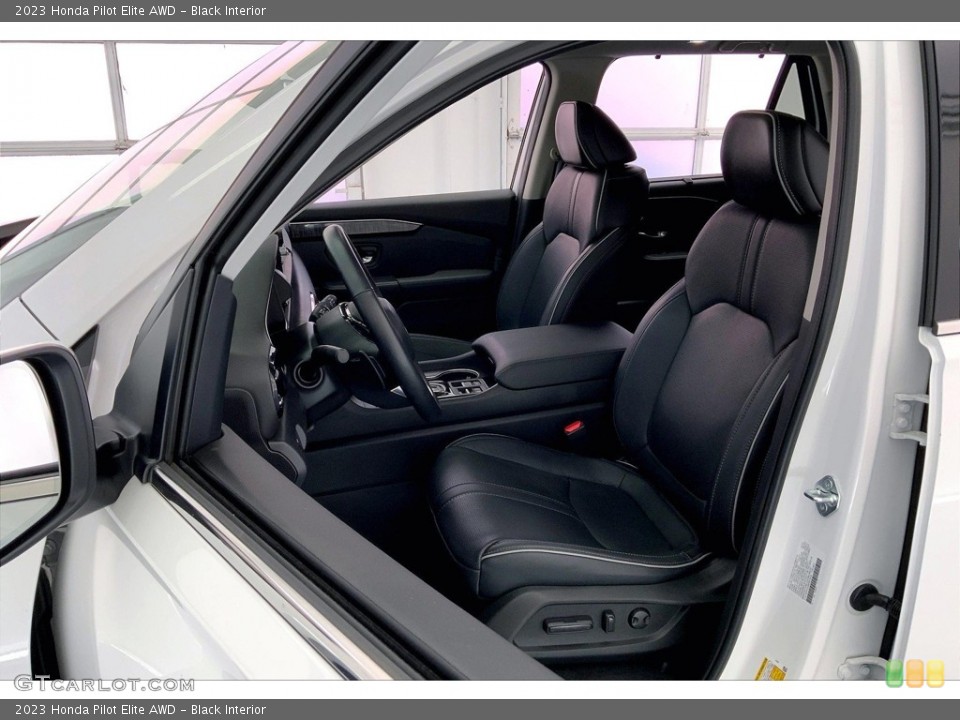 Black Interior Front Seat for the 2023 Honda Pilot Elite AWD #146680350