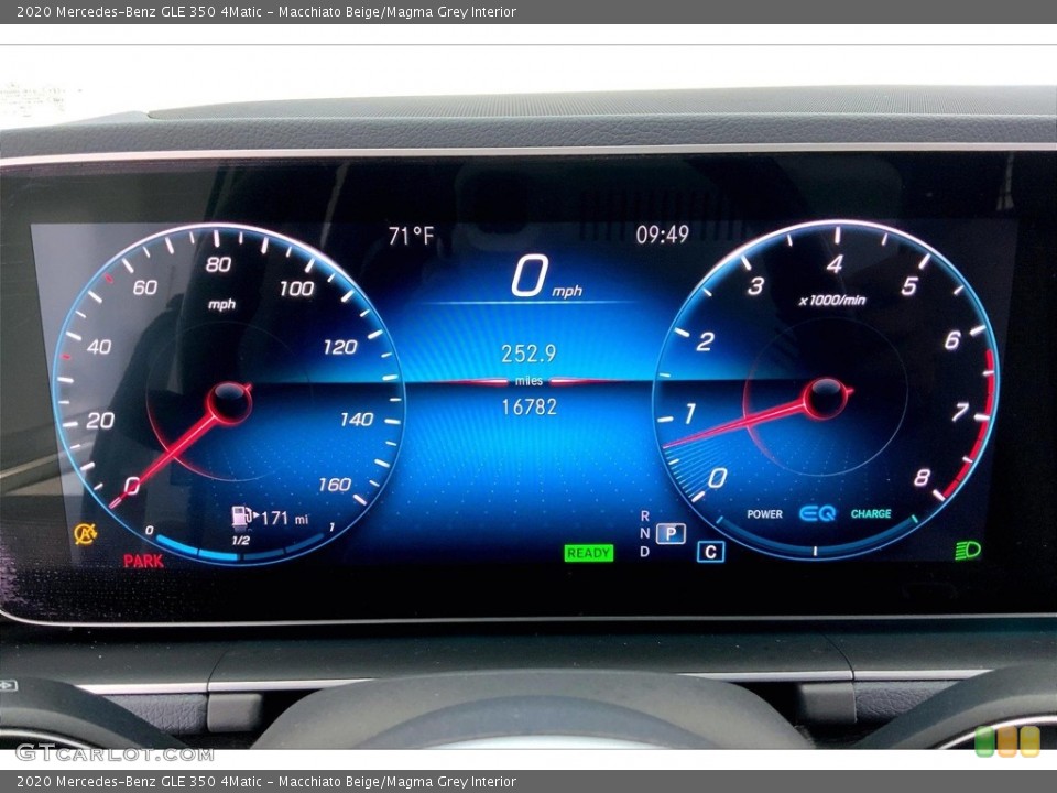 Macchiato Beige/Magma Grey Interior Gauges for the 2020 Mercedes-Benz GLE 350 4Matic #146680440